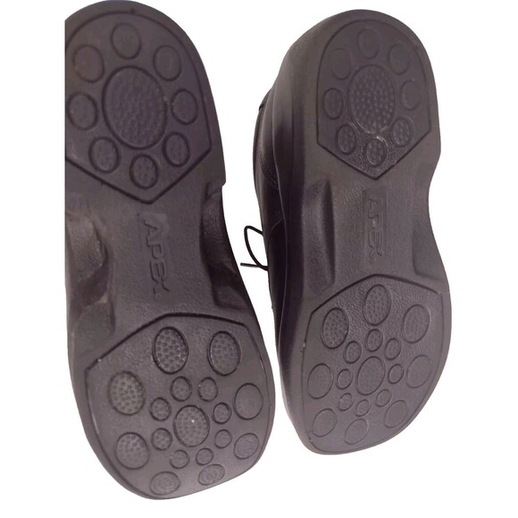 APEX B2000W Womens Black Leather Ambulator Shoes Size 6.5 W Comfort Diabetic - Picture 7 of 9